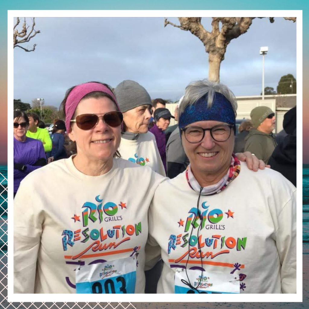 Martha and Denise at Rio Resolution Run